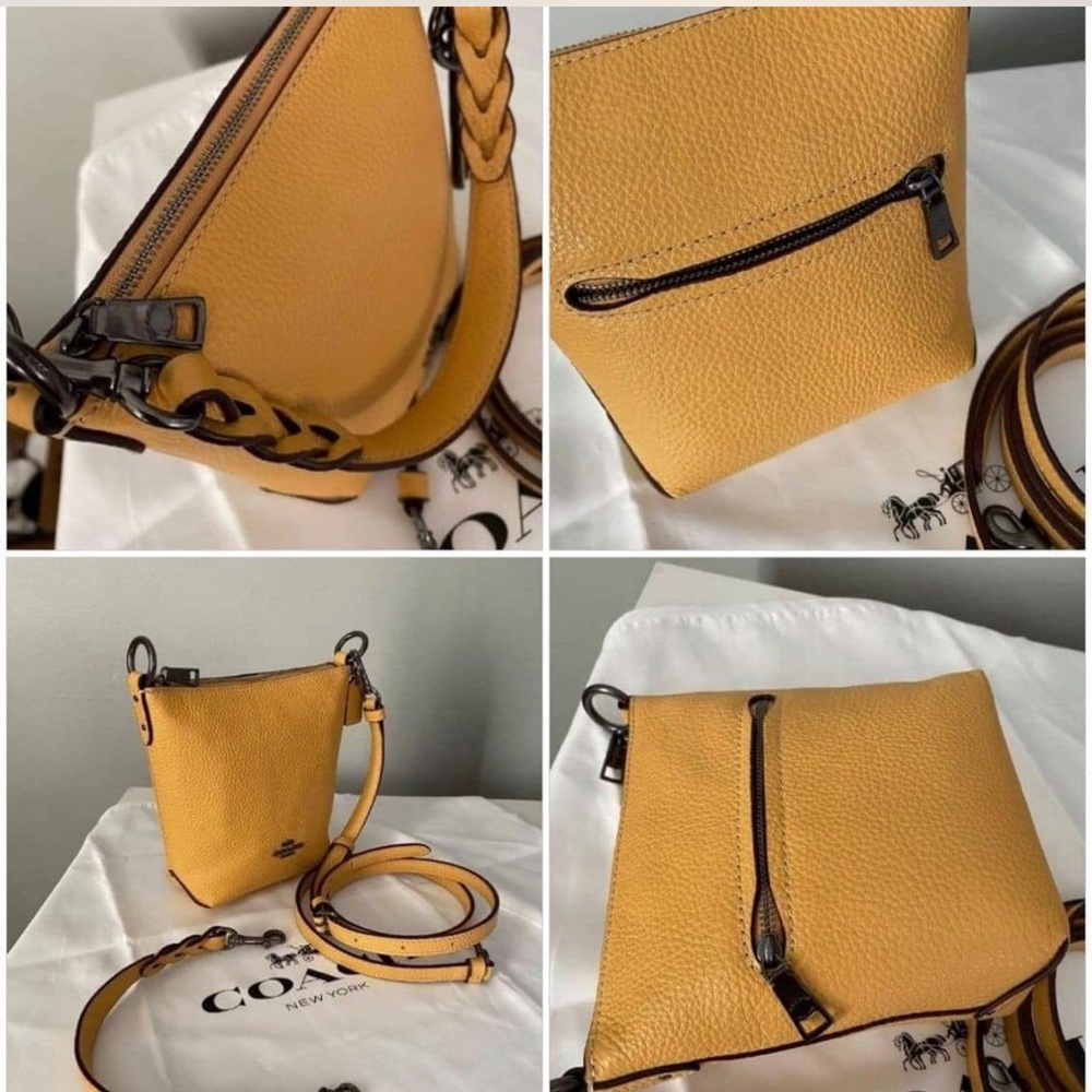 COACH Abby Micro Crossbody in Honey